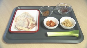 鶏肉のみそキムチ納豆ホイル焼き・材料