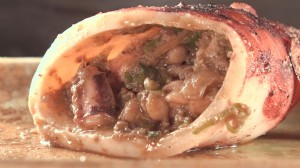 ＃６やきとりなのに③　イカの丸焼き