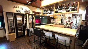 勘鳥居 店内ワインカウンター