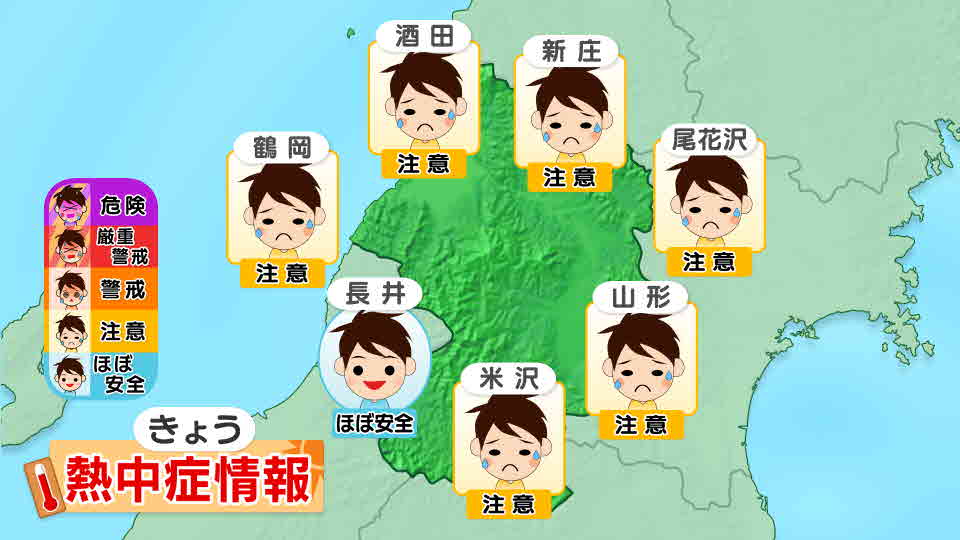 熱中症情報－きょう